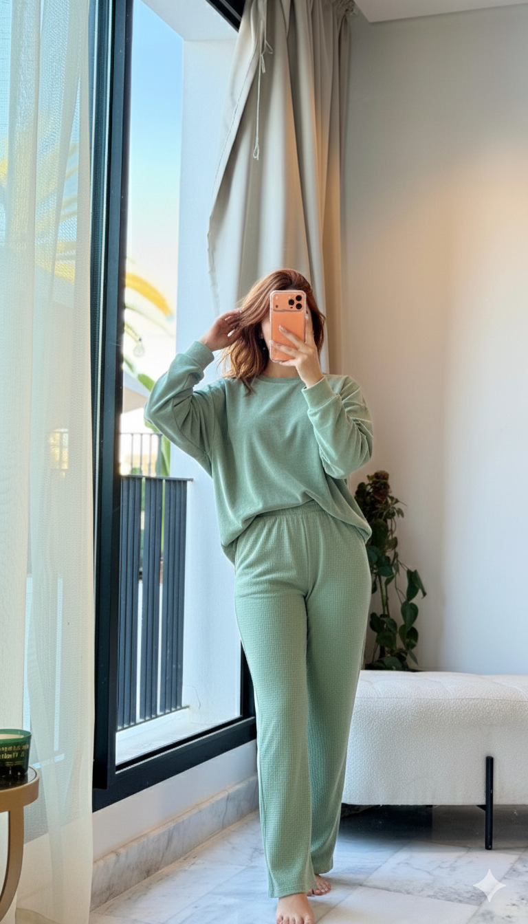 L'Ensemble "Cocooning" Vert Menthe